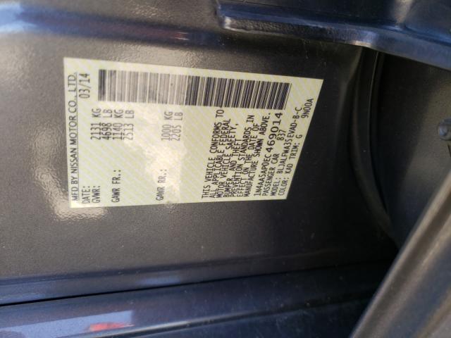 Photo 9 VIN: 1N4AA5AP0EC469014 - NISSAN MAXIMA S 