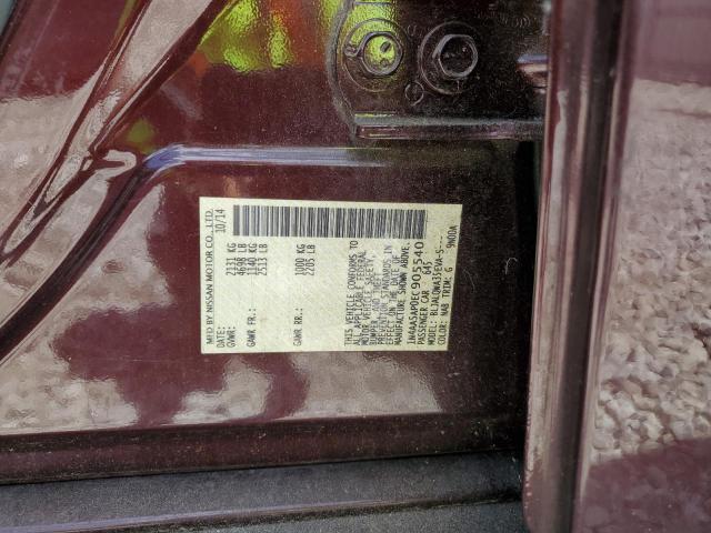 Photo 11 VIN: 1N4AA5AP0EC905540 - NISSAN MAXIMA S 