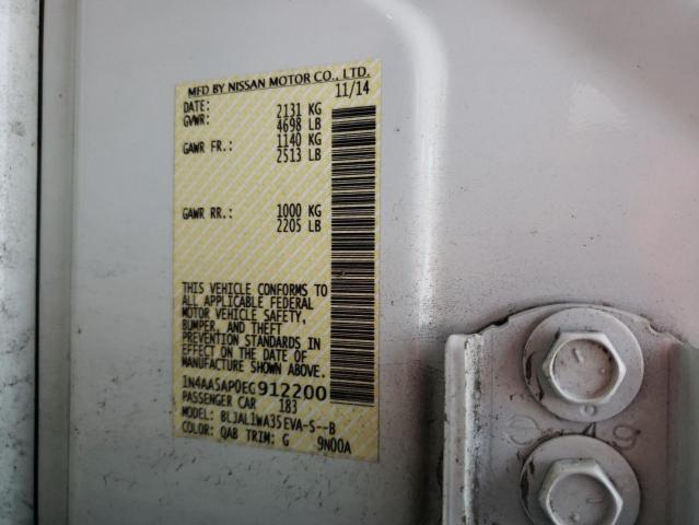 Photo 9 VIN: 1N4AA5AP0EC912200 - NISSAN MAXIMA S 