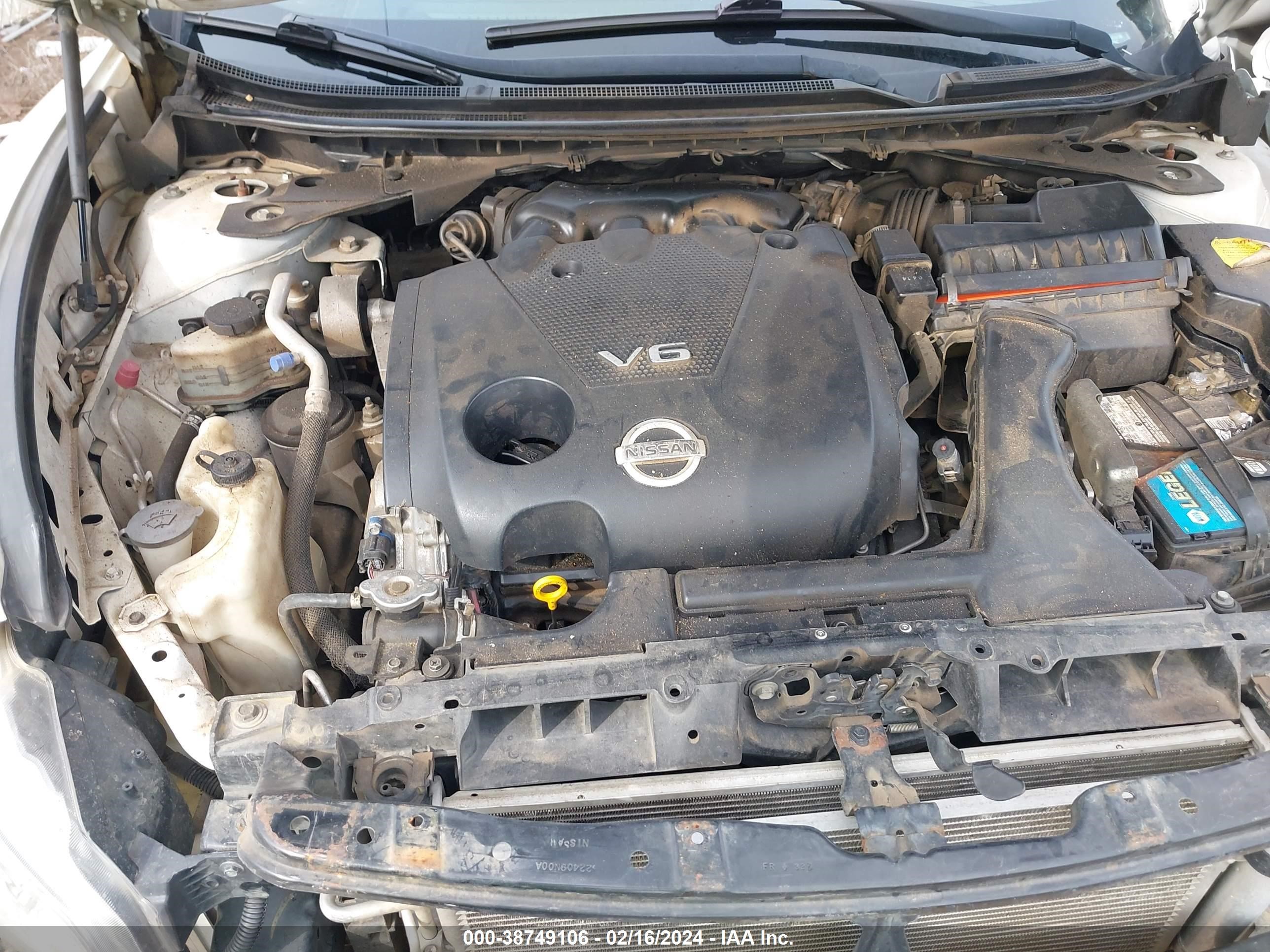 Photo 9 VIN: 1N4AA5AP1BC831024 - NISSAN MAXIMA 