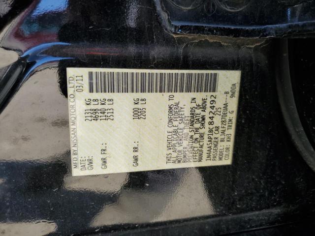 Photo 11 VIN: 1N4AA5AP1BC842492 - NISSAN MAXIMA 