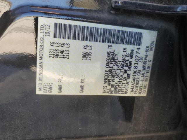 Photo 11 VIN: 1N4AA5AP1DC810774 - NISSAN MAXIMA S 