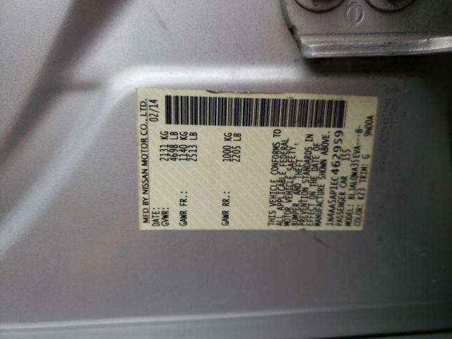 Photo 12 VIN: 1N4AA5AP1EC462959 - NISSAN MAXIMA S 