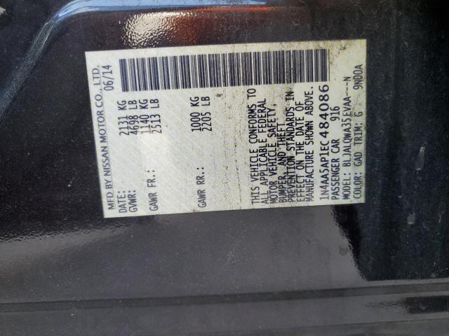 Photo 11 VIN: 1N4AA5AP1EC484086 - NISSAN MAXIMA S 