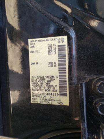 Photo 9 VIN: 1N4AA5AP1EC484329 - NISSAN MAXIMA S 