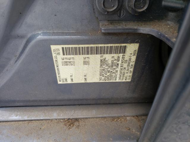 Photo 9 VIN: 1N4AA5AP2AC874589 - NISSAN MAXIMA S 