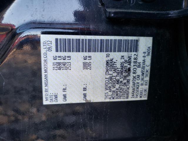 Photo 9 VIN: 1N4AA5AP2DC803882 - NISSAN MAXIMA S 