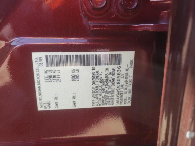 Photo 9 VIN: 1N4AA5AP3AC805636 - NISSAN MAXIMA S 