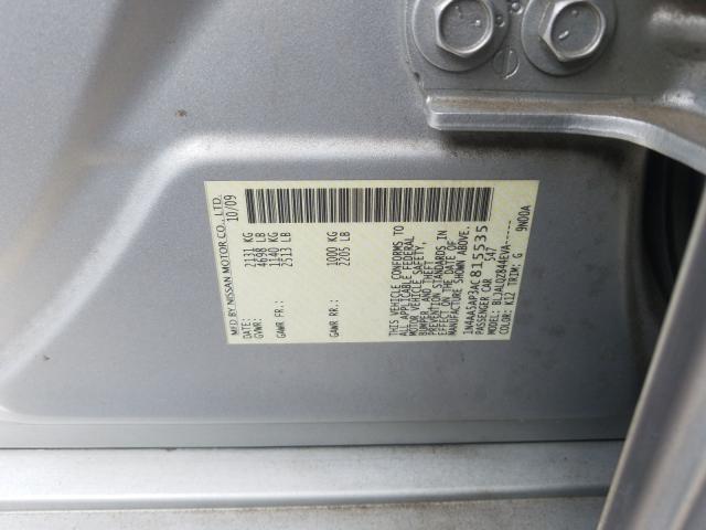 Photo 9 VIN: 1N4AA5AP3AC815535 - NISSAN MAXIMA S 