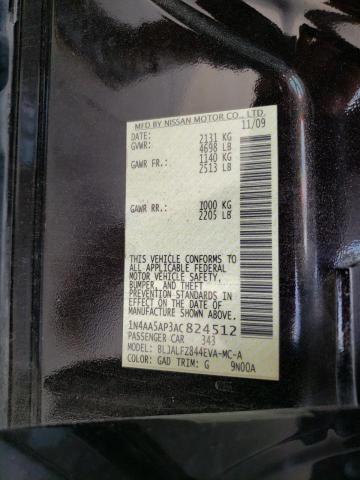 Photo 9 VIN: 1N4AA5AP3AC824512 - NISSAN MAXIMA S 