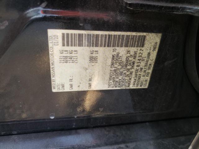 Photo 11 VIN: 1N4AA5AP3AC834327 - NISSAN MAXIMA S 