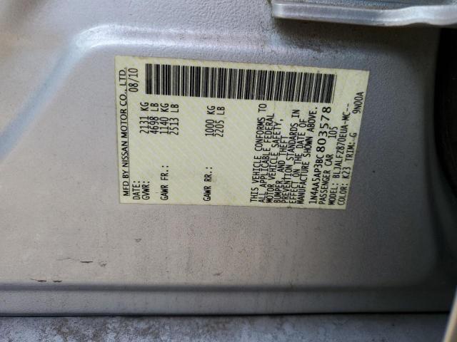 Photo 12 VIN: 1N4AA5AP3BC803578 - NISSAN MAXIMA S 