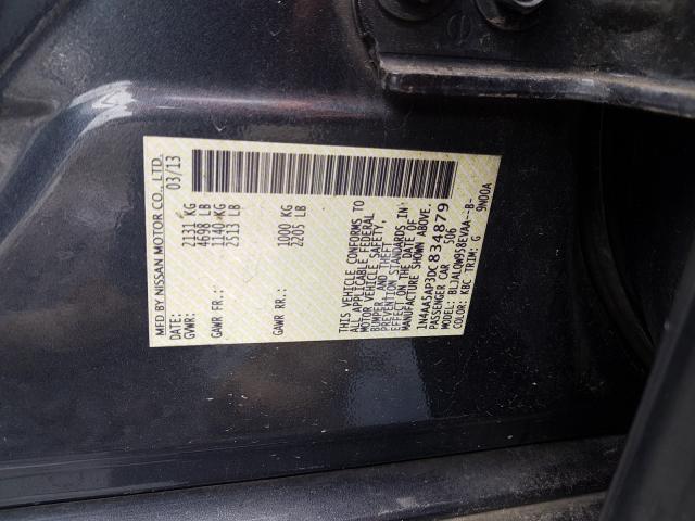 Photo 9 VIN: 1N4AA5AP3DC834879 - NISSAN MAXIMA S 