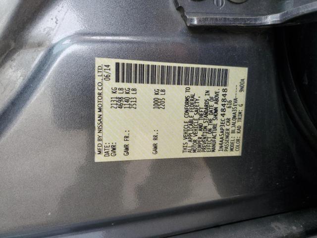 Photo 11 VIN: 1N4AA5AP3EC484848 - NISSAN MAXIMA S 