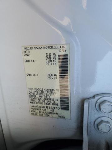 Photo 11 VIN: 1N4AA5AP4AC816970 - NISSAN MAXIMA 