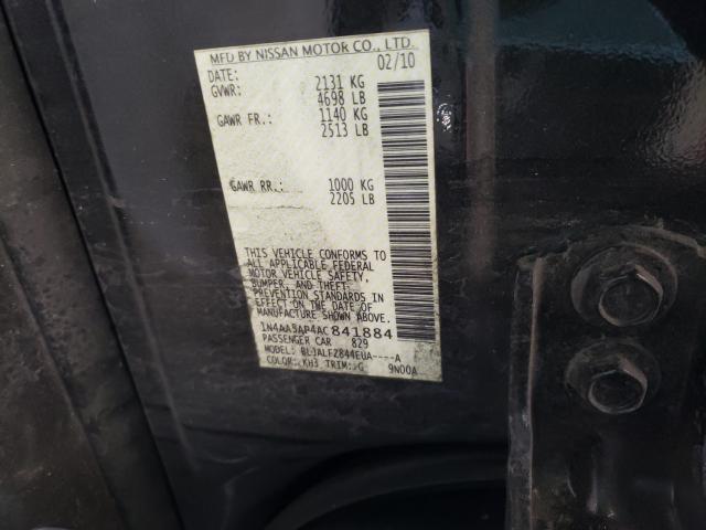 Photo 9 VIN: 1N4AA5AP4AC841884 - NISSAN MAXIMA S 