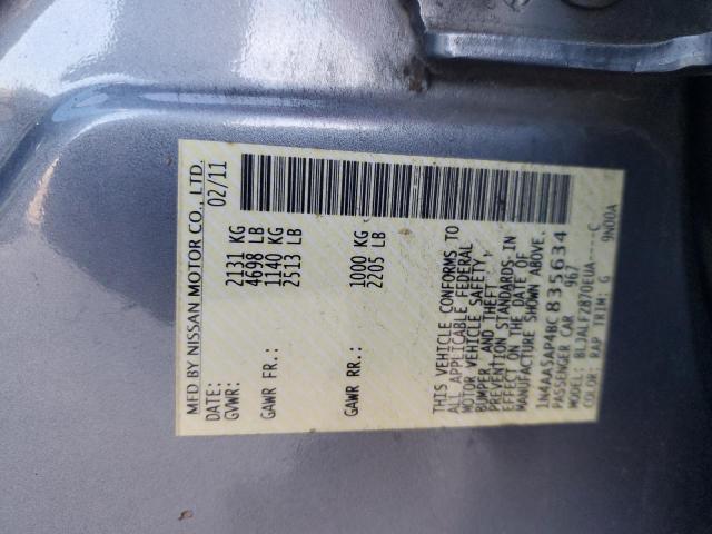 Photo 11 VIN: 1N4AA5AP4BC835634 - NISSAN MAXIMA 