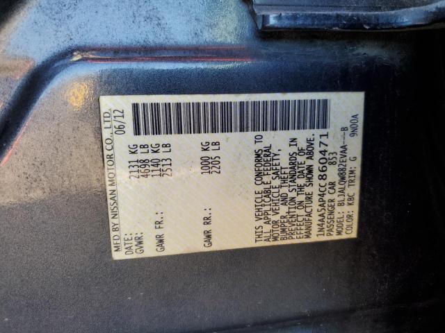 Photo 12 VIN: 1N4AA5AP4CC860471 - NISSAN MAXIMA 