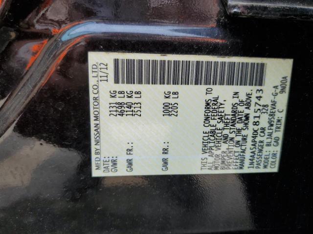 Photo 11 VIN: 1N4AA5AP4DC815743 - NISSAN MAXIMA S 