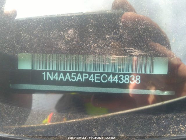 Photo 8 VIN: 1N4AA5AP4EC443838 - NISSAN MAXIMA 