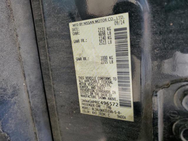 Photo 11 VIN: 1N4AA5AP4EC496572 - NISSAN MAXIMA S 