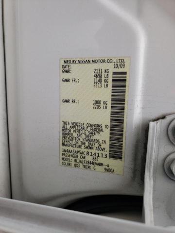 Photo 9 VIN: 1N4AA5AP5AC814113 - NISSAN MAXIMA 