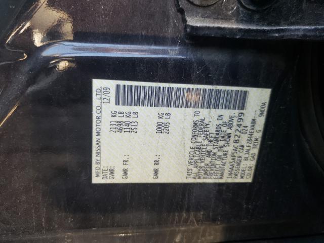 Photo 9 VIN: 1N4AA5AP5AC822499 - NISSAN MAXIMA S 