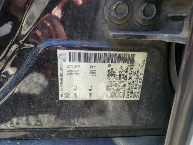 Photo 11 VIN: 1N4AA5AP5BC803713 - NISSAN MAXIMA S 