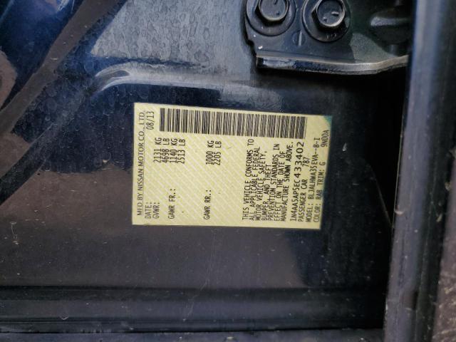 Photo 11 VIN: 1N4AA5AP5EC433402 - NISSAN MAXIMA 