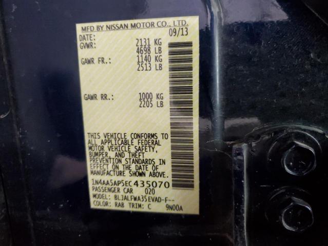 Photo 11 VIN: 1N4AA5AP5EC435070 - NISSAN MAXIMA 