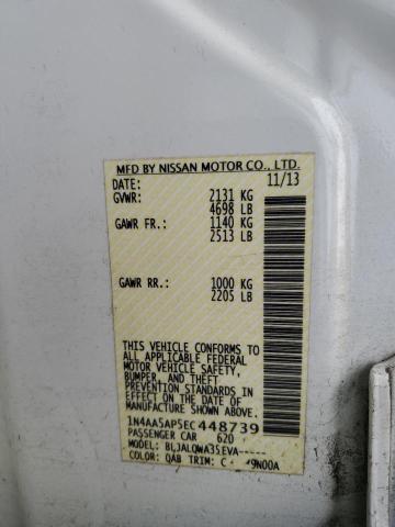 Photo 11 VIN: 1N4AA5AP5EC448739 - NISSAN MAXIMA S 