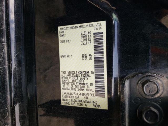 Photo 12 VIN: 1N4AA5AP5EC480591 - NISSAN MAXIMA S 