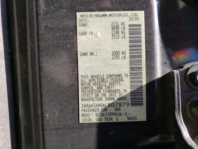 Photo 12 VIN: 1N4AA5AP6AC807879 - NISSAN MAXIMA S 