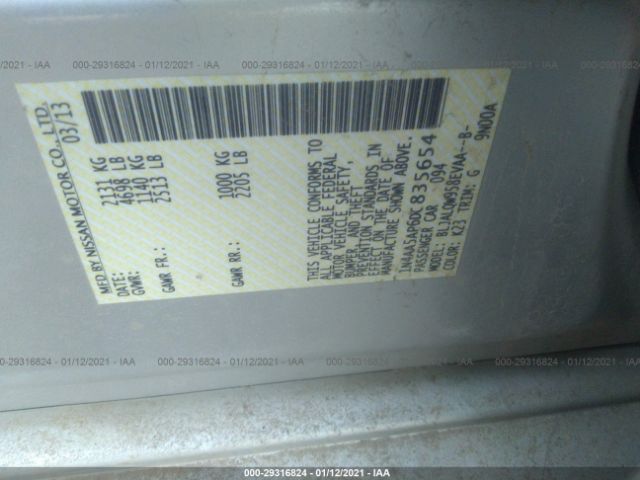 Photo 8 VIN: 1N4AA5AP6DC835654 - NISSAN MAXIMA 