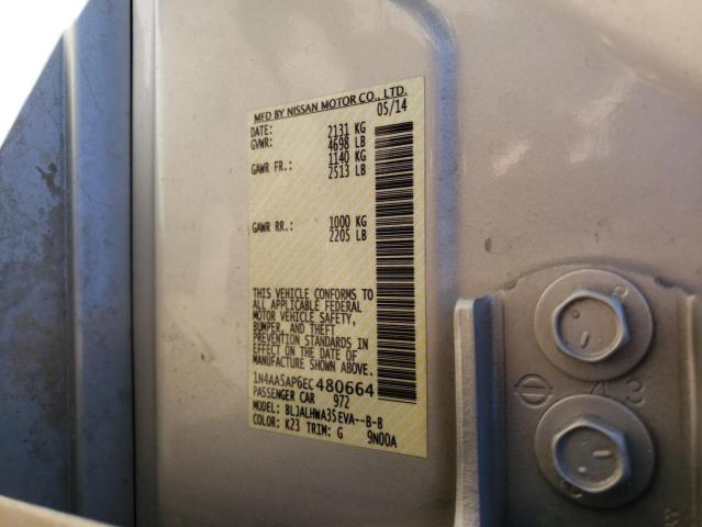 Photo 11 VIN: 1N4AA5AP6EC480664 - NISSAN MAXIMA S 