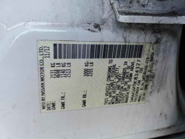 Photo 11 VIN: 1N4AA5AP7DC814327 - NISSAN MAXIMA S 