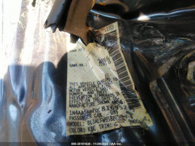 Photo 8 VIN: 1N4AA5AP7DC816952 - NISSAN MAXIMA 