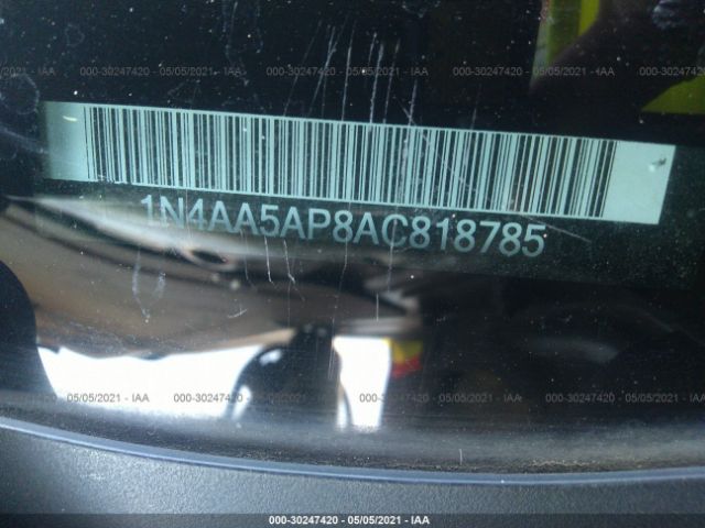 Photo 8 VIN: 1N4AA5AP8AC818785 - NISSAN MAXIMA 