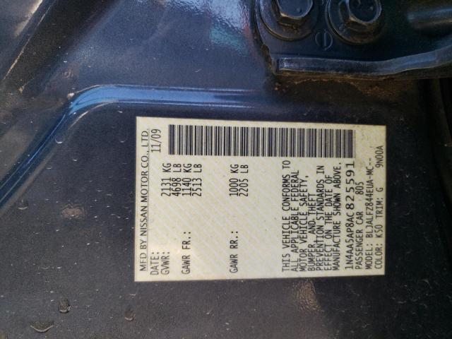 Photo 11 VIN: 1N4AA5AP8AC825591 - NISSAN MAXIMA S 