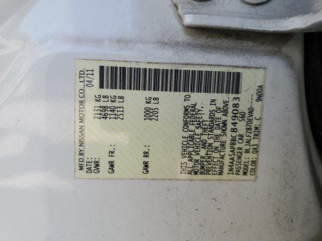 Photo 11 VIN: 1N4AA5AP8BC849083 - NISSAN MAXIMA 