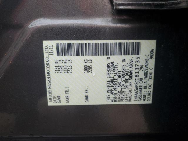 Photo 11 VIN: 1N4AA5AP8CC813735 - NISSAN MAXIMA 