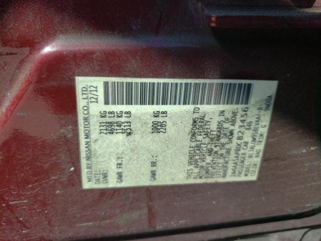 Photo 11 VIN: 1N4AA5AP8DC823456 - NISSAN MAXIMA S 