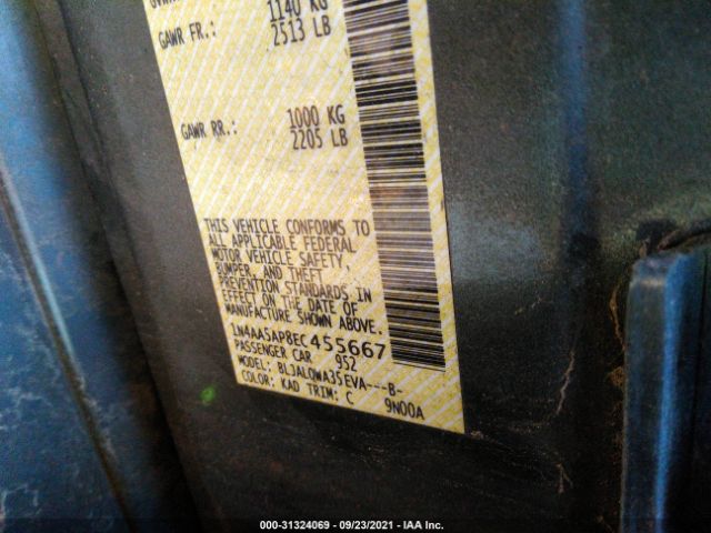 Photo 8 VIN: 1N4AA5AP8EC455667 - NISSAN MAXIMA 