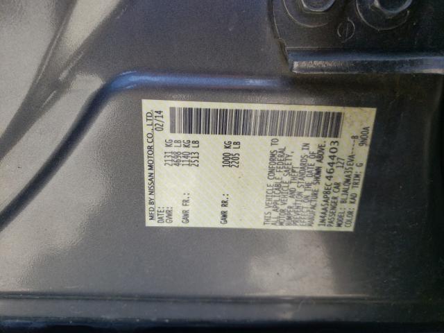 Photo 9 VIN: 1N4AA5AP8EC464403 - NISSAN MAXIMA S 