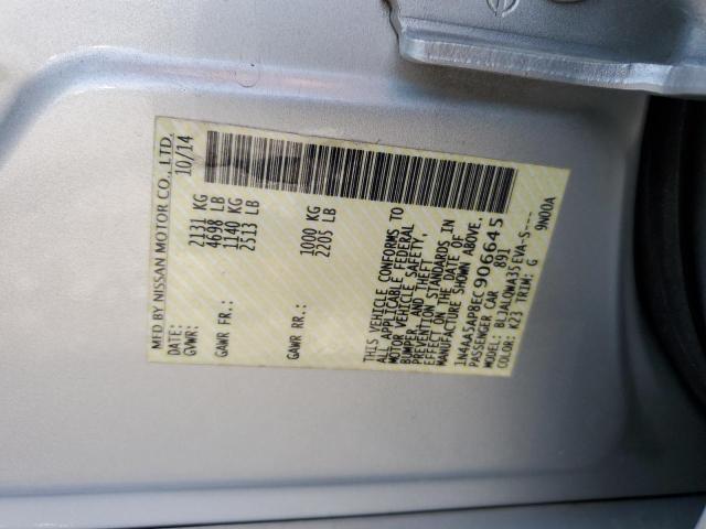 Photo 11 VIN: 1N4AA5AP8EC906645 - NISSAN MAXIMA 