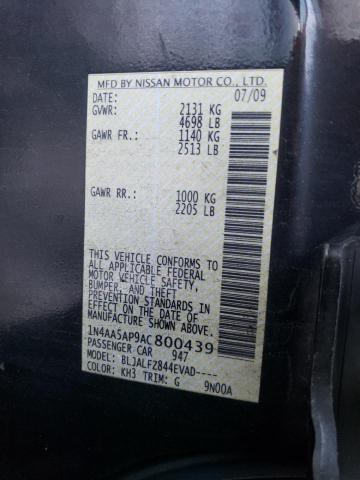 Photo 11 VIN: 1N4AA5AP9AC800439 - NISSAN MAXIMA 