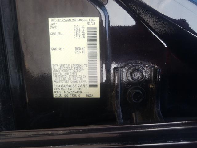 Photo 9 VIN: 1N4AA5AP9AC857885 - NISSAN MAXIMA S 