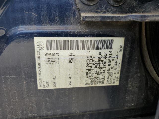 Photo 12 VIN: 1N4AA5AP9AC866814 - NISSAN MAXIMA S 