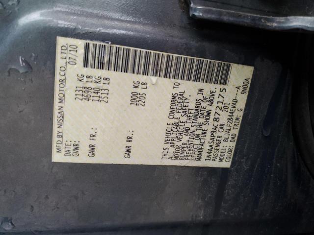 Photo 11 VIN: 1N4AA5AP9AC872175 - NISSAN MAXIMA 