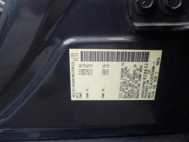 Photo 9 VIN: 1N4AA5AP9BC828632 - NISSAN MAXIMA S 